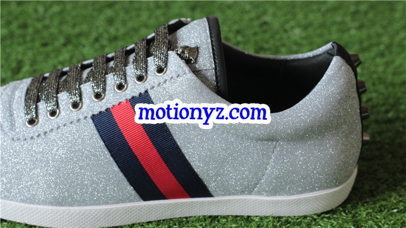 GC Glitter Web sneaker with studs
